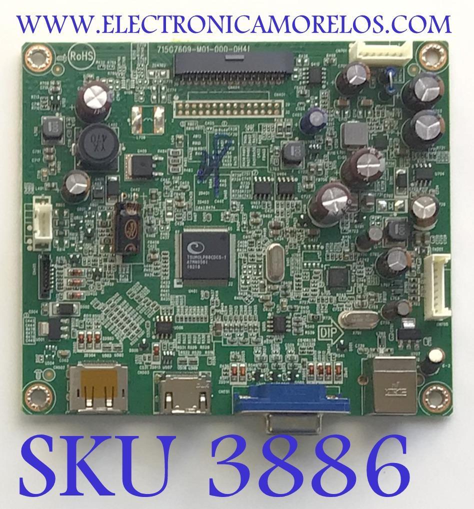 MAIN PARA MONITOR HP / NUMERO DE PARTE FGCB0HP023 / 715G7609-M01-000-0H4L / NUMERO DE PANEL LTM215HL01 / MODELO HSTND-8071-L